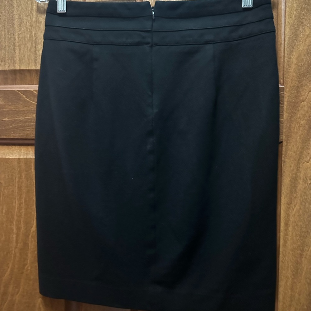 Cabi black knit skirt, size 4, back zipper